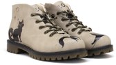 Goby – Bottes beiges Catwalk pour femme – Fait main – Vegan – Taille 40