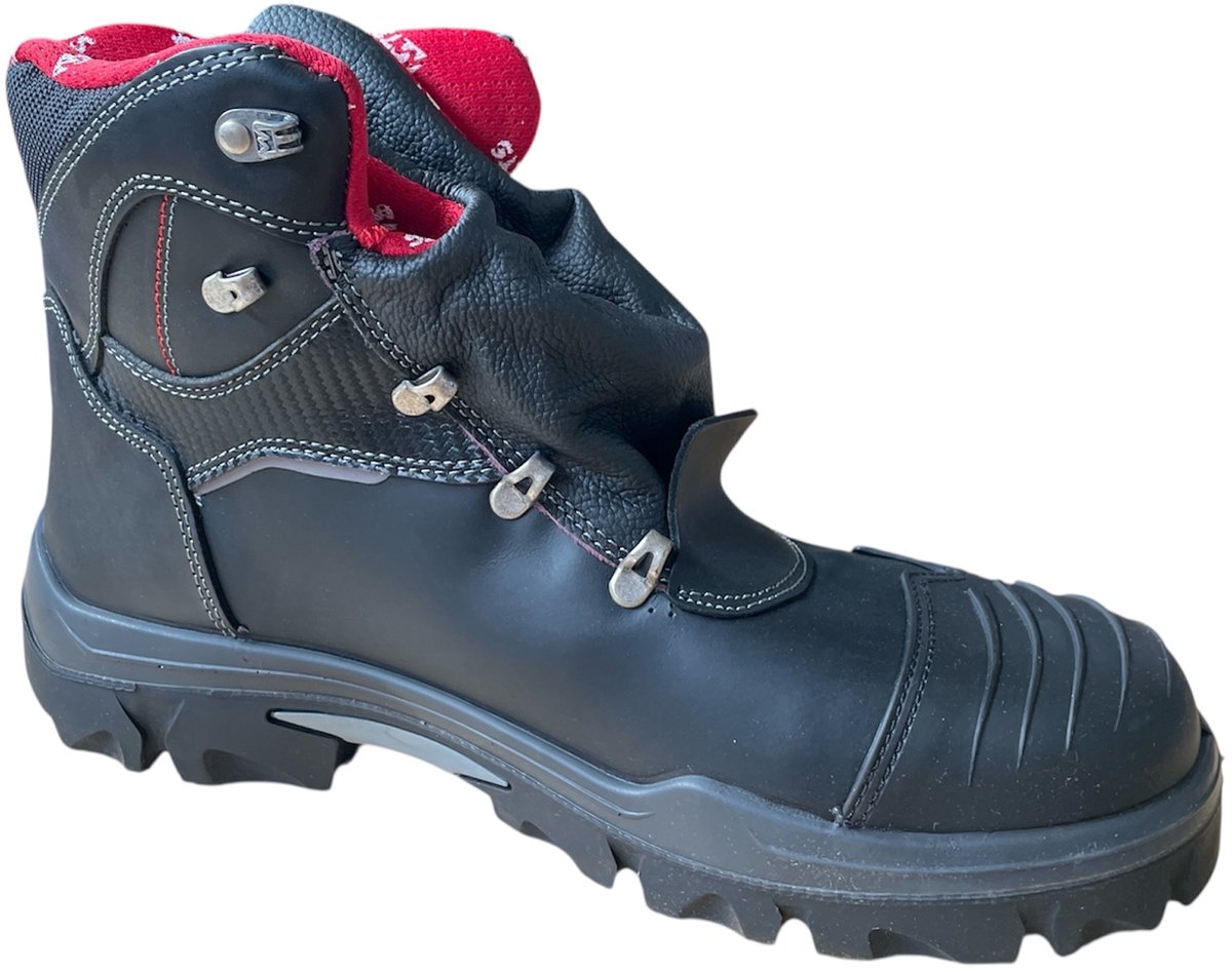 Veiligheidsschoenen – Maat 46 – Zwart/Red – Stalen Neus – PU2D Zool – Norm EN ISO 20345 – EAN 3660160314347 – Paar