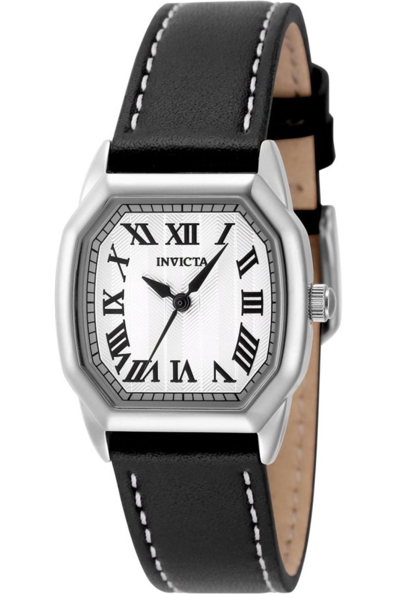 Invicta Wildflower 48961 Dames Horloge - Waterdicht - Analoog - Quartz Uurwerk - Roestvrij Staal met zilveren Wijzerplaat - 27mm