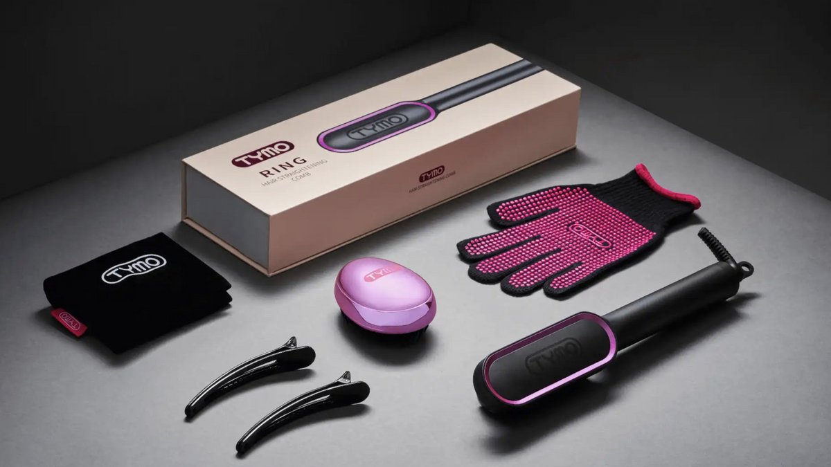 TYMO Ring - Stijltang - Stijlborstel - Rosé Goud - 5 - afbeelding 2