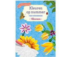 Omslag van Kleuren op nummer voor volwassenen Bloemen