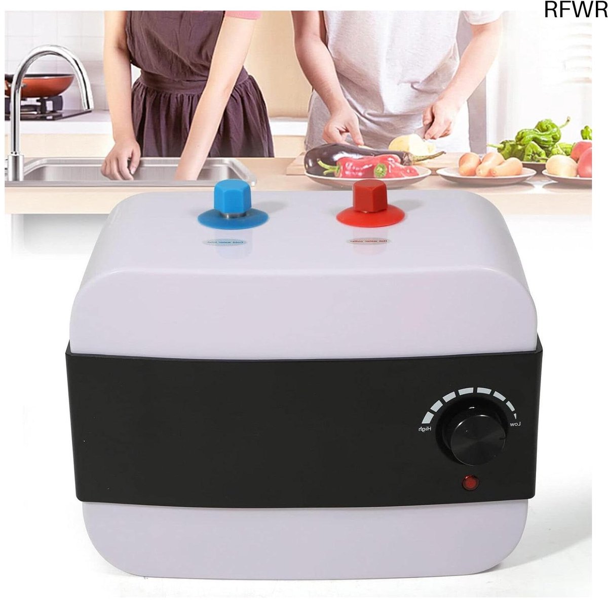 RFWR® Mini Warmwaterboiler 6 L - Compacte Onderbouw Voor Keuken