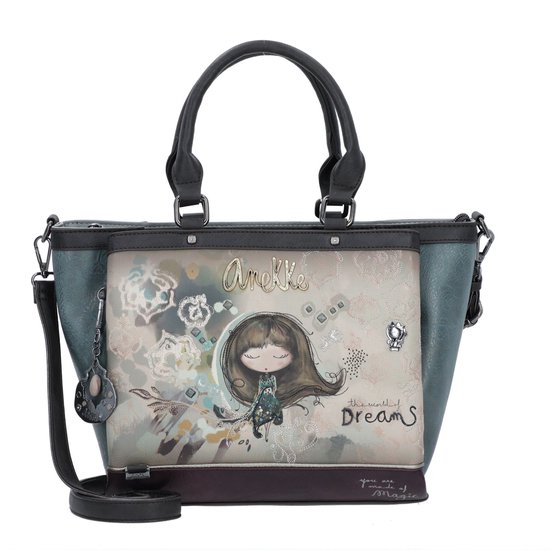 Anekke sac à main sac à épaule bandoulière Real Short Handle Bag Multicolor multicolore