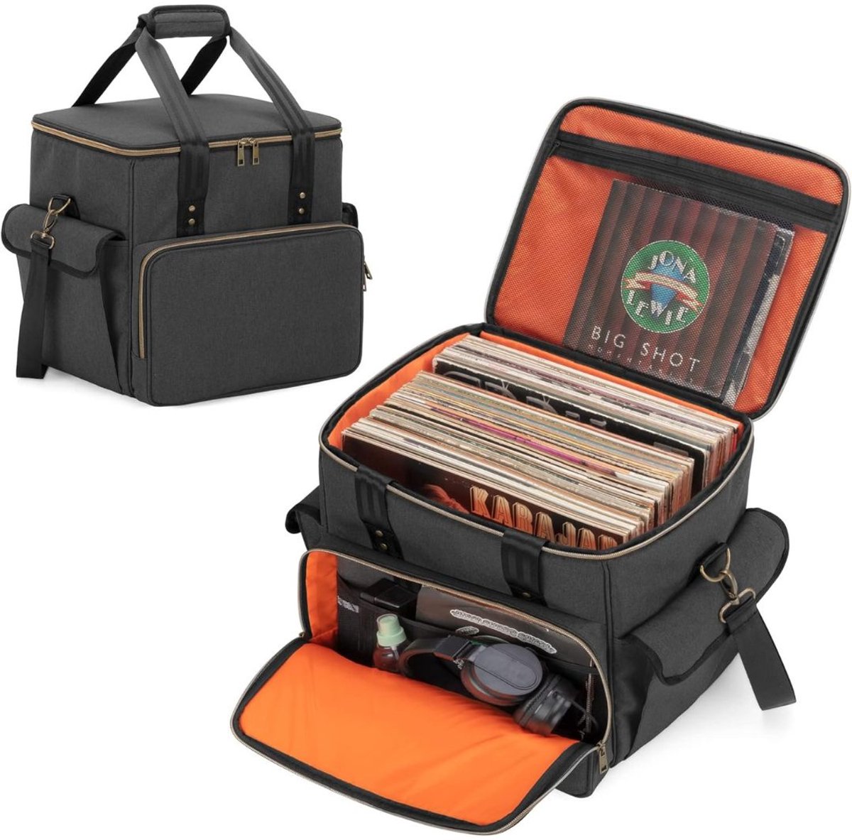 CLGP® CD Koffer - LP Opbergdoos - Platen Opbergkoffer