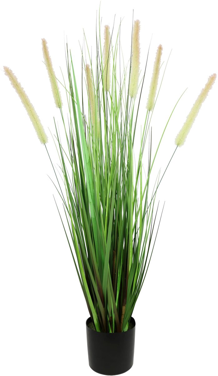 Ibenzoa Kunstmatige Groene Plantenarrangement in Pot voor Binnen en Buiten Decoratie