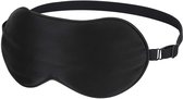 Northwall Premium Zijden Slaapmasker met Opbergzakje - 100% Verduisterend Oogmasker - Verstelbaar - Zwart