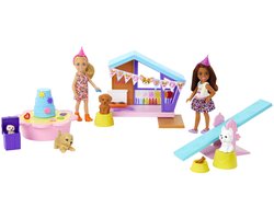 foto van Barbie Chelsea Feest Speelset met huisdieren (honden)