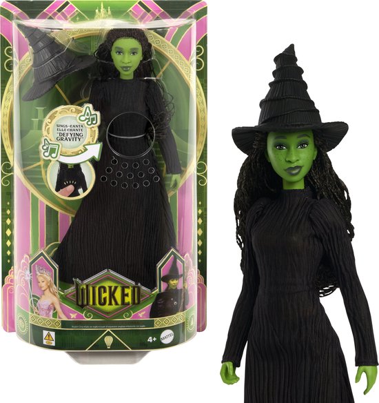 Wicked Elphaba - Met vlecht - Zingende Modepop | bol