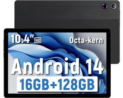 kotsren C12 - Android 14 Tablet - 10.4 inch - 16(3+13)GB RAM/128GB ROM– 5000mAh - Zwart