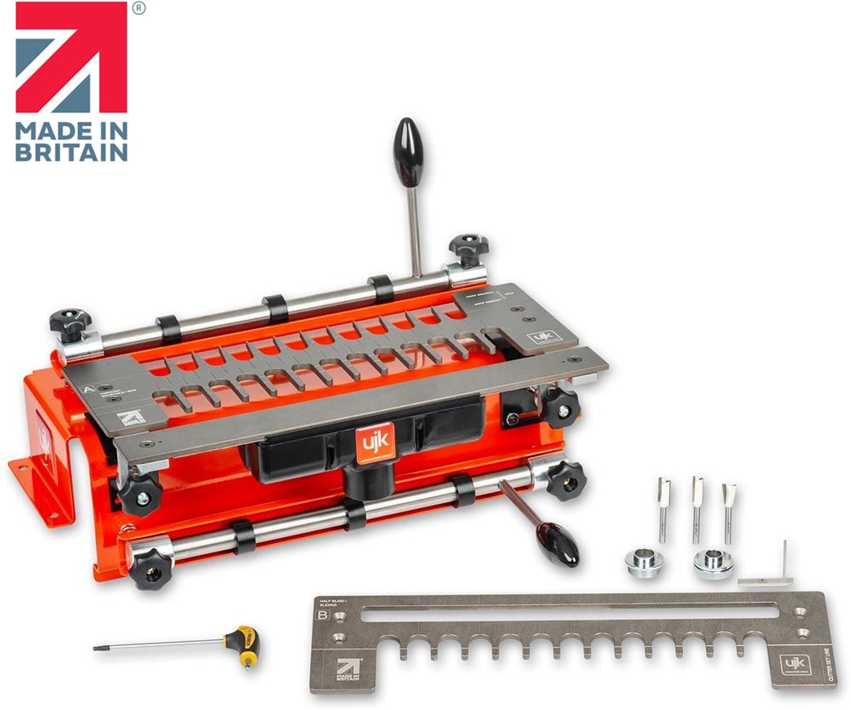 UJK Universal Dovetail Jig - Freesmal maakt Zwaluwstaart en andere verbindingen - MADE in the UK!