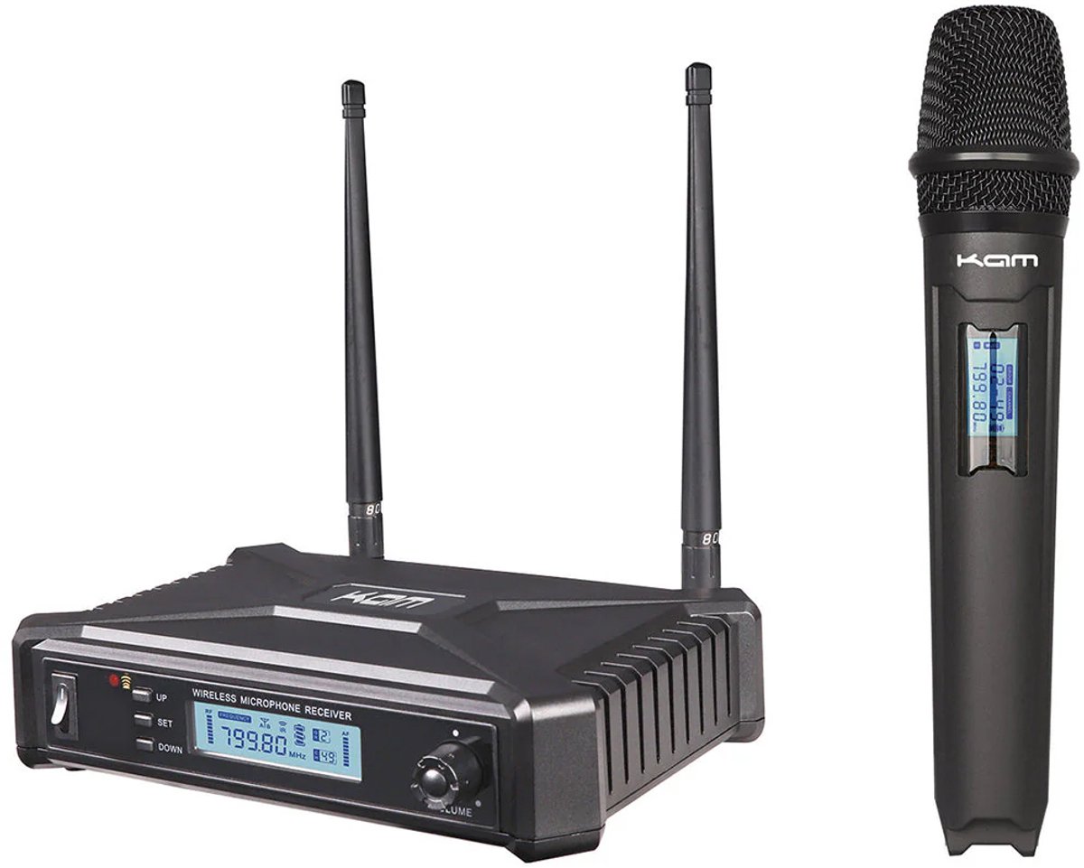KAM RADIO MICROPHONE VASTE FREQUENTIE ÉÉN KANAAL ÉÉN MICROFOON