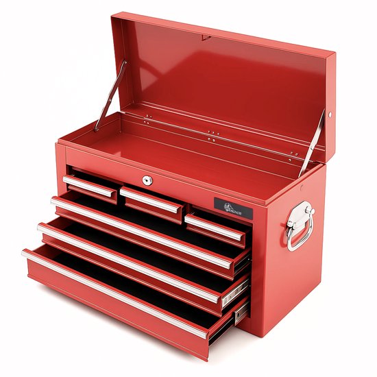 Ragnor à outils Ragnor avec 9 tiroirs - rouge