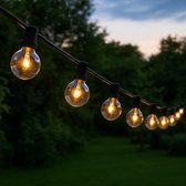 Bol.com Feestverlichting 15 meter | 50 ledlampjes | Clear ball aanbieding