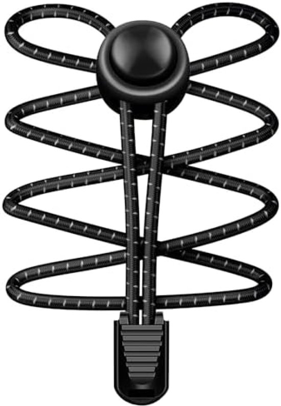 AIXMEET Elastische schoenveters voor kinderen en volwassenen, geen strik, schoenveters, vergrendeling, schoenveters geschikt voor sneakers, wandelschoenen, boardschoenen, casual schoenen, laarzen