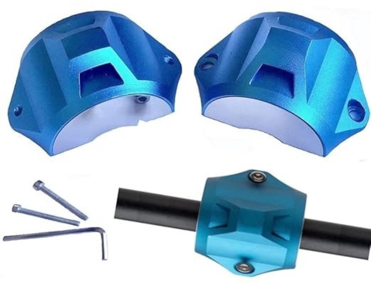 Thuys – Waterontkalker – Professionele Magneet – Waterverwarmer – 9 x 9 x 6cm – Blauw