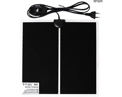 RFWR® Verwarmingsmat voor terrarium 15 x 14 cm, waterdicht, instelbare temperatuur (0-35 °C)