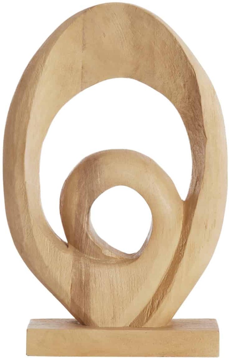 Ornament Randa - Bruin - 30x9x46cm - Bohemian - Hout - Moederdag - Moederdag cadeautje - Moederdag cadeau voor mama