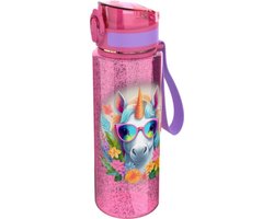 LUNCH BUDDIES WATERFLES 600ml UNICORN - GLITTER
