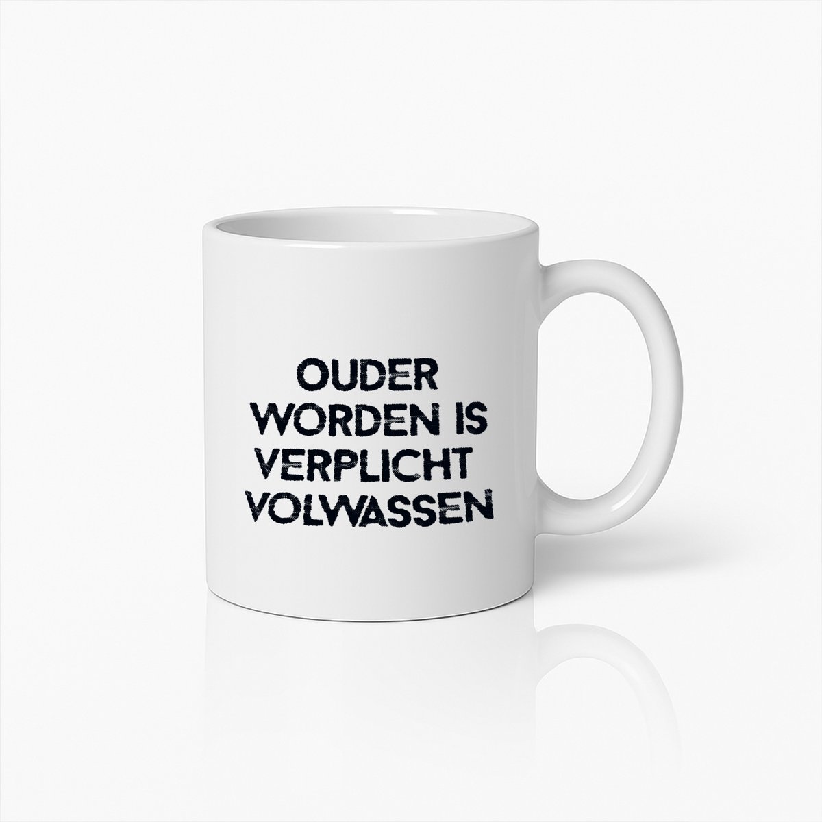 Ouder Worden is Verplicht, Volwassen Worden is Optioneel Grappige Koffiemok