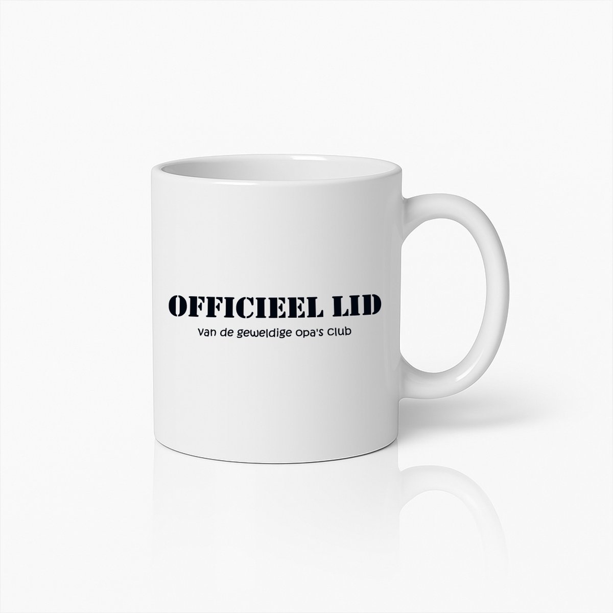 Officieel Lid Mok – Grappige Opa Club Koffiekop Cadeau voor Grootvaders