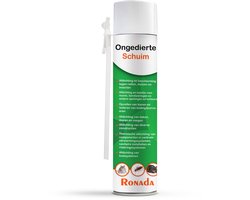 Ronada Ongedierte Schuim - Purschuim tegen Muizen en Ratten - Afweermiddelen voor Muizen - Ongedierteschuim 750ML