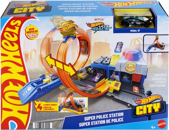 Hot Wheels City Superpolitiebureau - Loopingbaan
