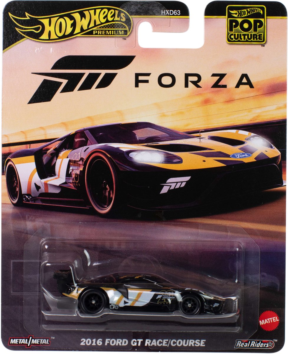 Hot Wheels 2016 FORD GT RACE, JBL67, Auto, 3 jaar, Metaal, Zwart