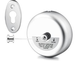 Allecto Plus - Intrekbare Waslijn Outdoor RVS - Drogen Douche Badkamer Wasserij - 2.8M - Duurzaam Design