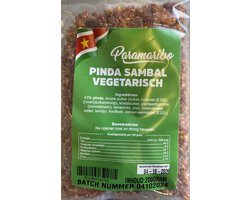 Paramaribo | Surinaamse Pindasambal (Authentieke Pindasaus en Satésaus) | Mild |3 x 500g | Multipack | Voordeelbundel | 3 stuks