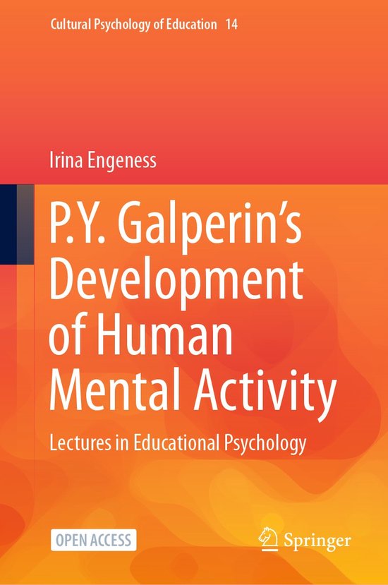 P Y Galperin s Development of Human Mental Activity - cover