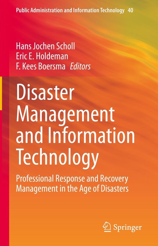 Public Administration and Information Technology40- Disaster ... - cover