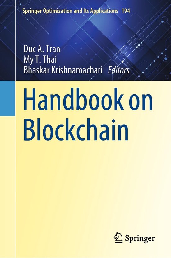 Springer Optimization and Its Applications194- Handbook on B ... - cover