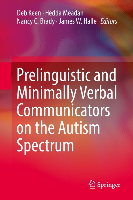 Prelinguistic and Minimally Verbal Communicators on the Auti ... - cover