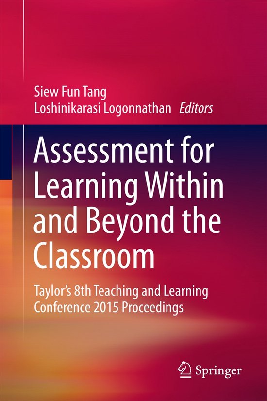 Assessment for Learning Within and Beyond the Classroom - cover