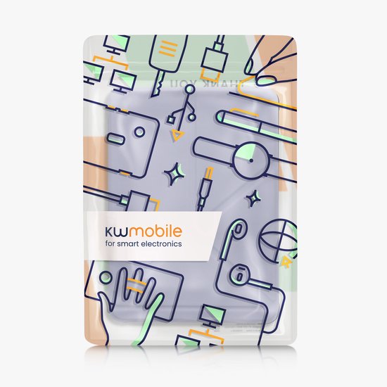 kwmobile e-reader hoesje geschikt voor Amazon Kindle Paperwhite (2024)/Colorsoft hoes - Ereader flip case met standaard - E reader cover van kunstleer - In lavendel — afbeelding 2