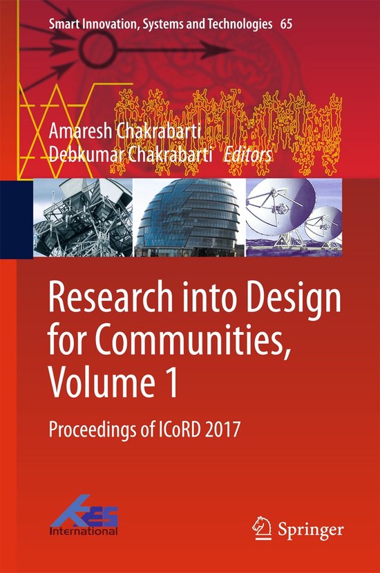 Research into Design for Communities, Volume 1 - cover