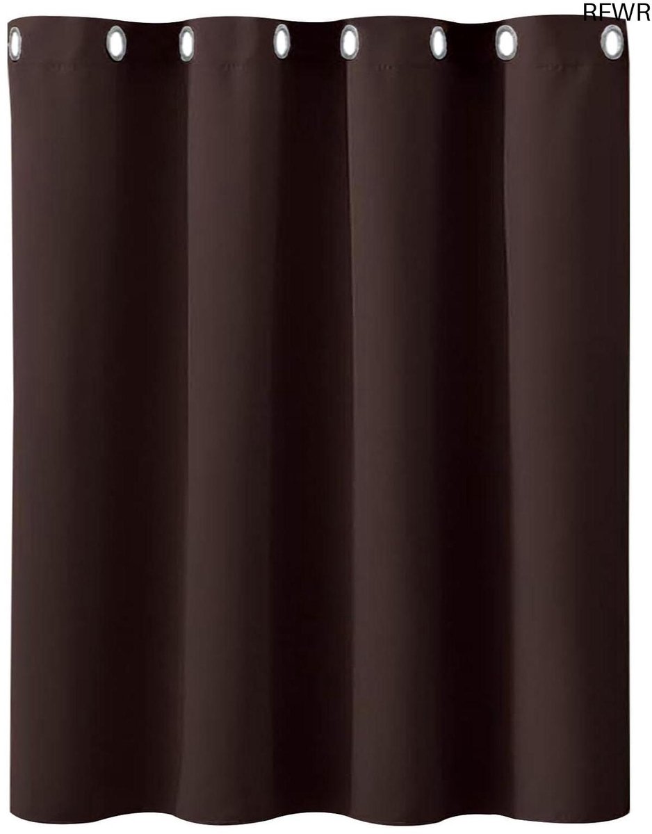 RFWR® Verduisteringsgordijnen 80 x 100 cm met Ringen - Fluwelen Blackout Gordijnen voor Slaapkamer, Woonkamer en Kantoor