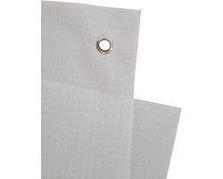 Screendoek - 1 x 2 mtr - warmte buiten houden - schaduwdoek - wit - zonwering- dhz