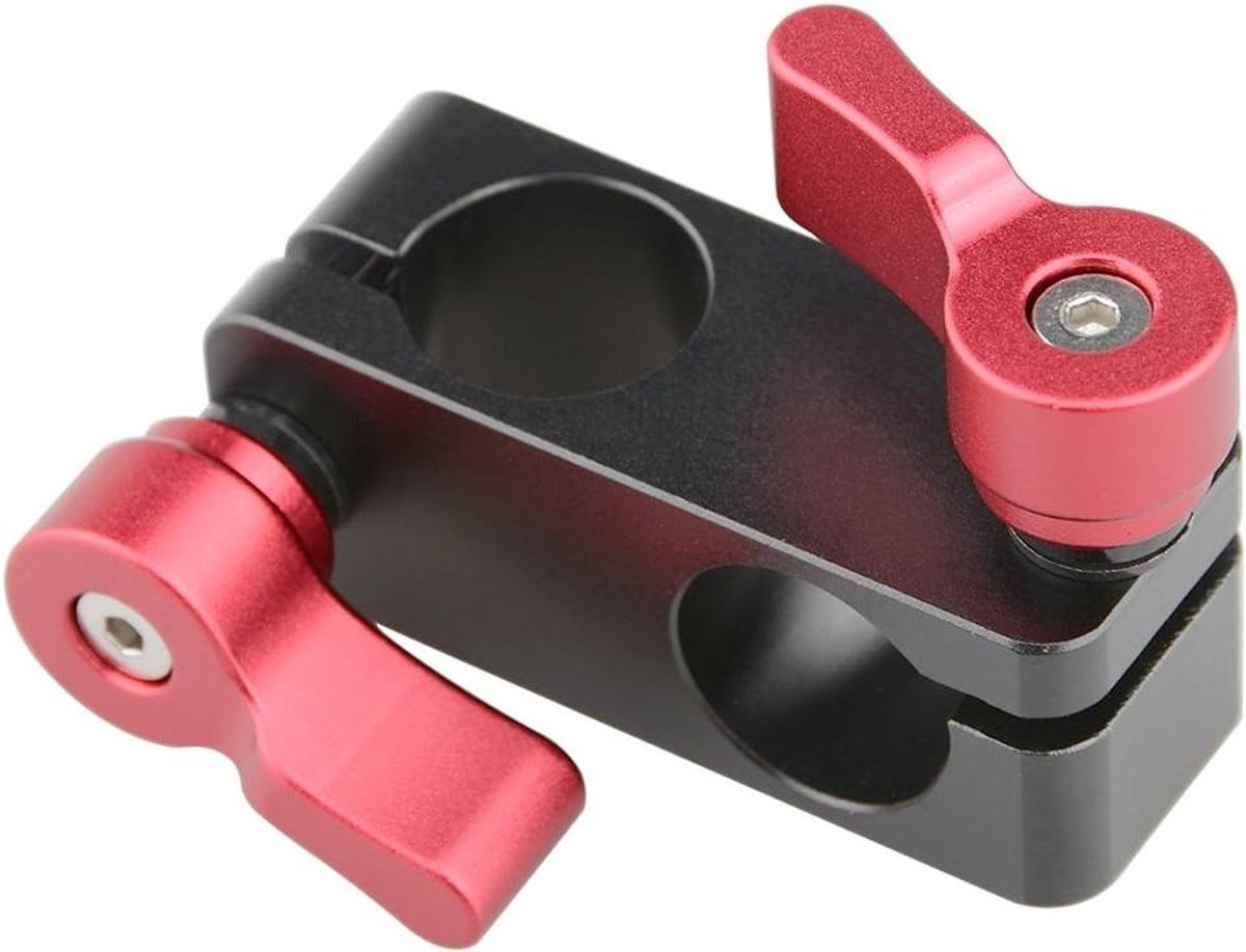 Rechte hoek Rod Clamp voor 15mm Rod - 90 graden draaien - Videocamera DSLR Rig - Bevestigingsoptie