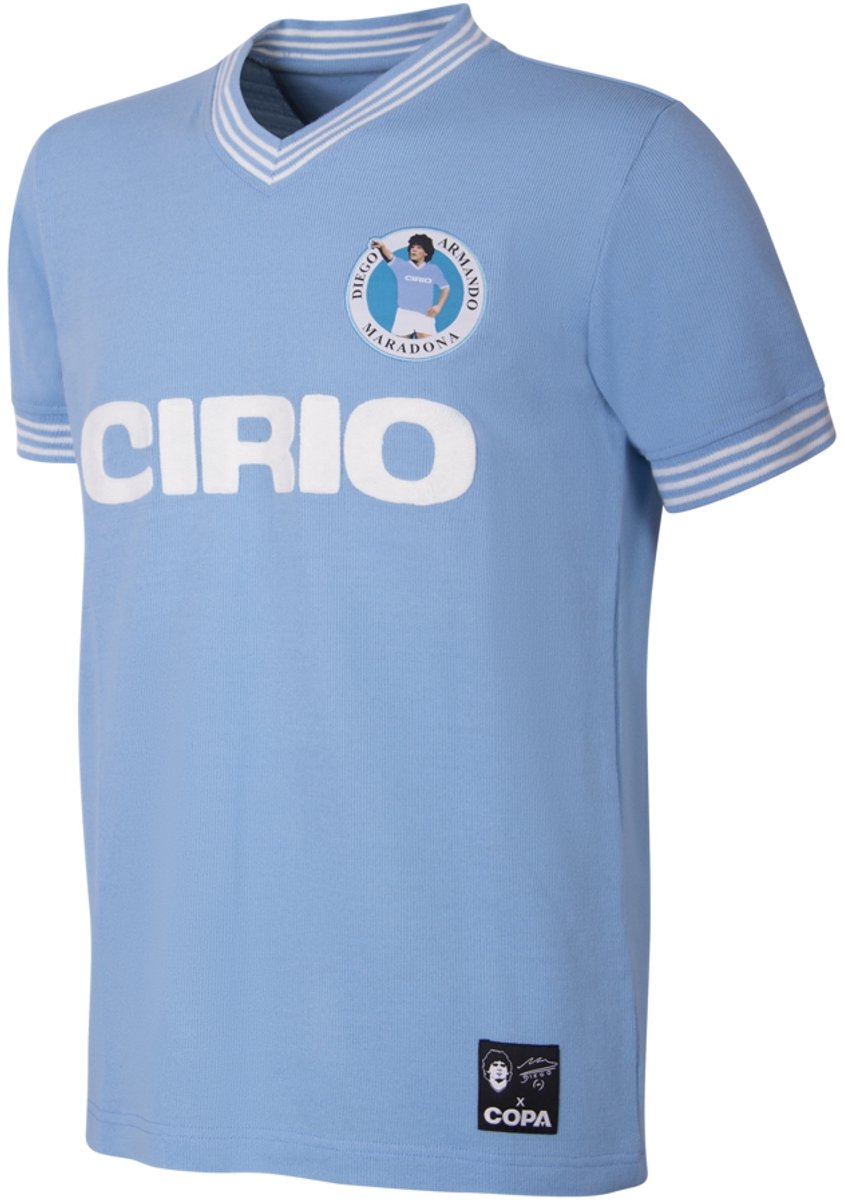COPA - Maradona Napoli 1984 Retro Voetbalshirt - Heren - Blauw - XS