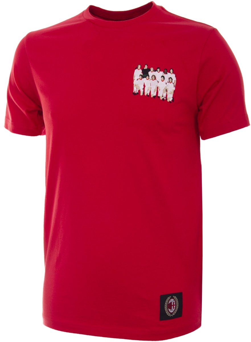 COPA - AC Milan CL 2003 Team Embroidery T-shirt - Heren - Rood - XL