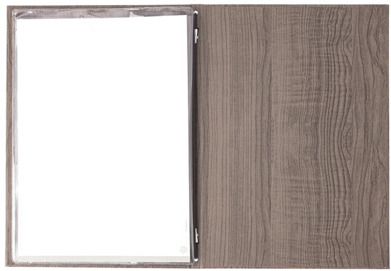 Chemise de rapport / Chemise de diplôme / Chemise de certificat - Type : Luxe - Chêne - A4