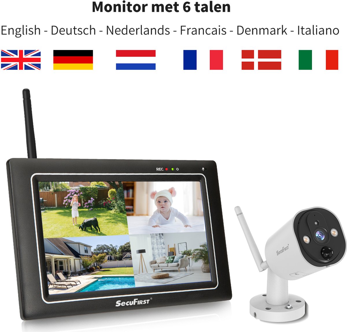 SecuFirst CWL401W Draadloze 3MP Beveiligingscamera met 7 - afbeelding 3
