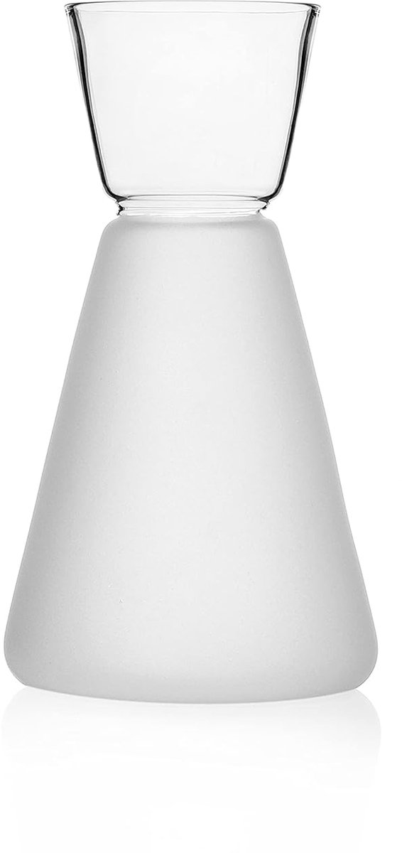 High Rise Sake-pot - handgemaakt borosilicaatglas - elegant design