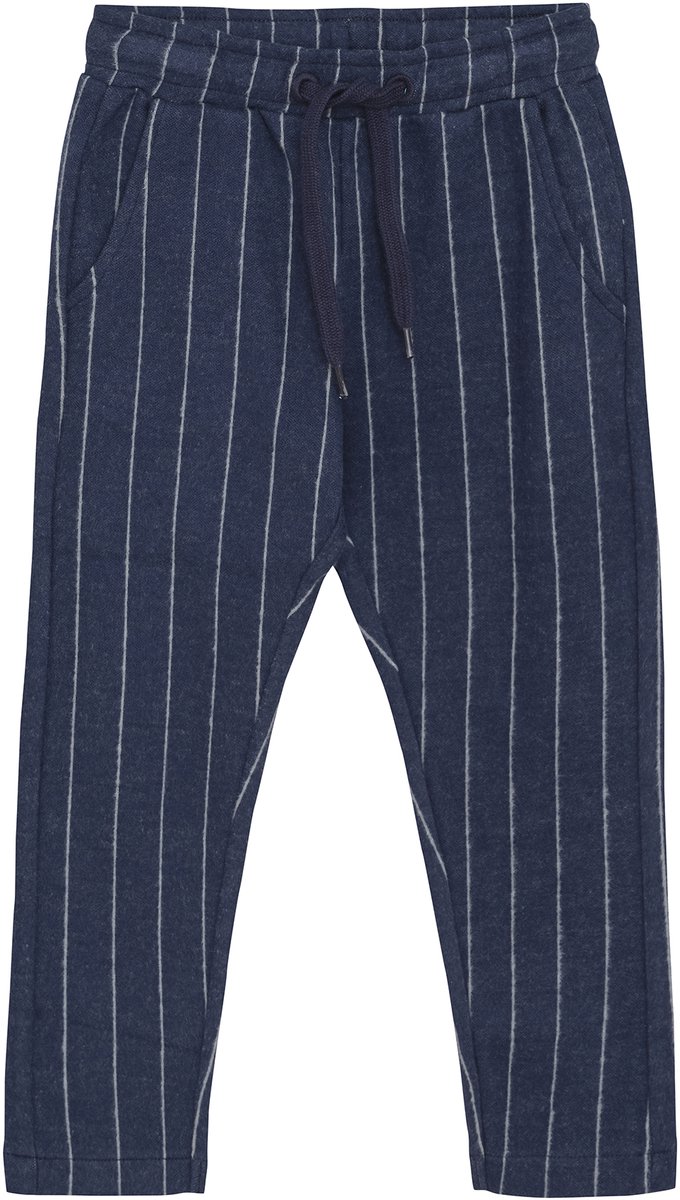 Noppies Broek Ravenel - Stripe Pattern Dark Blue - Maat 110