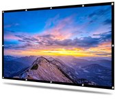 Tissu de projection UpLiving | 100 pouces | 16:9 | Écran de projection mobile | Écran de projection | Écran Beamer | Écrans de projection | Projecteur d'écran de projection