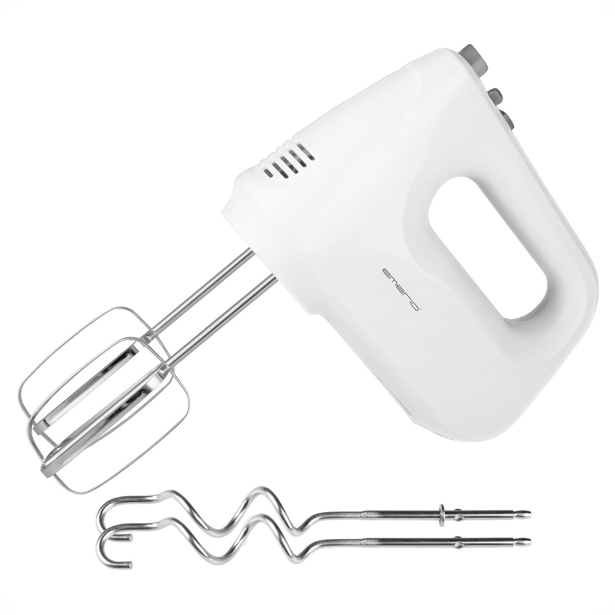 Emerio HM-124178 - Staafmixer 250 watt 6 snelheden & turboknop extra lange garde + deeghaak van roestvrij staal (geschikt voor vaatwas) BPA-vrij