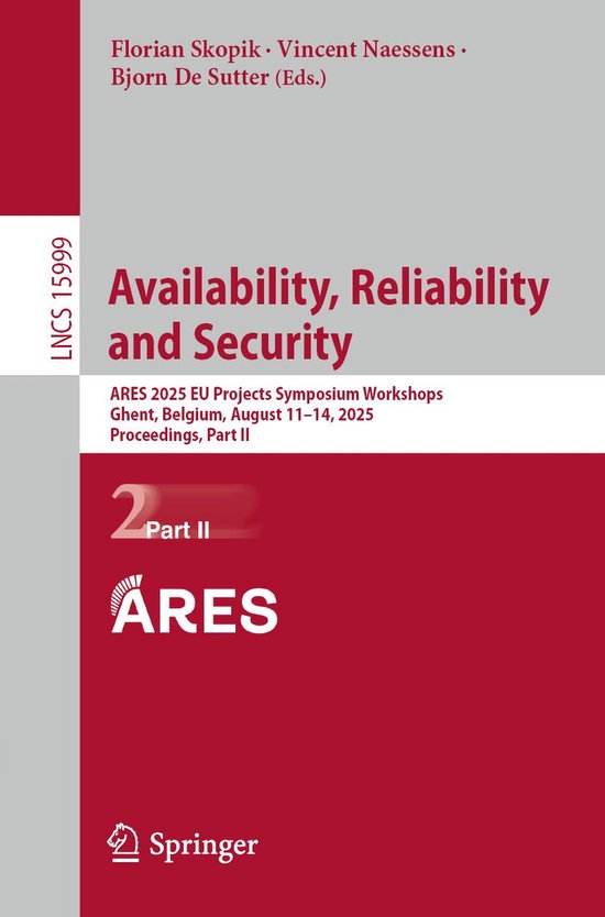 Springer Nature Proceedings Computer Science 2 - Availabilit ... - cover