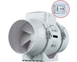 Vents TT buisventilator 125 mm - Met 2-standen schakelaar - 280 m³/h