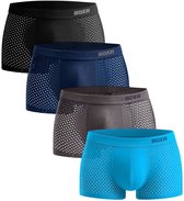 BOXR Underwear Bamboo Boxershort Heren 4 Pack XL Onderbroeken Bamboe Ondergoed Zachte Boxershorts Voor Mannen 598536493